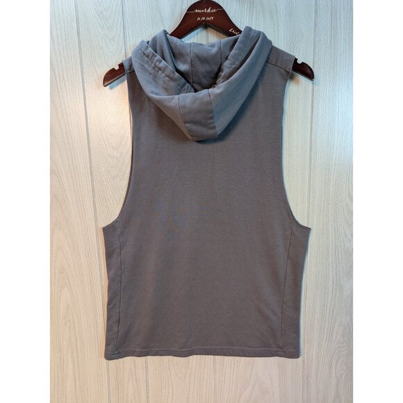 Gymshark Legacy Drop Arm Hoodie Mens Medium Cutoff Gym Top Hooded Sweatshirt - Picture 3 of 6